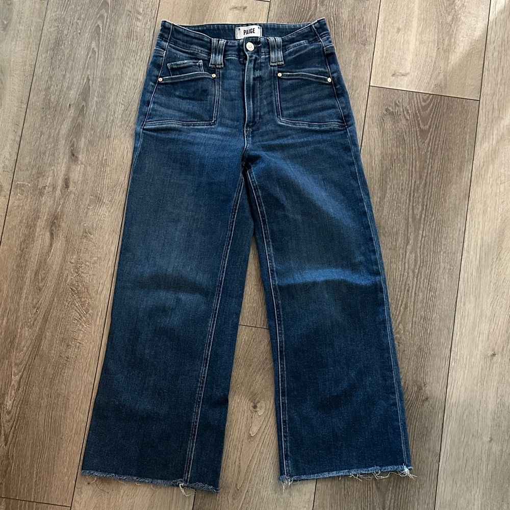 PAIGE Dark Blue Women's Jeans